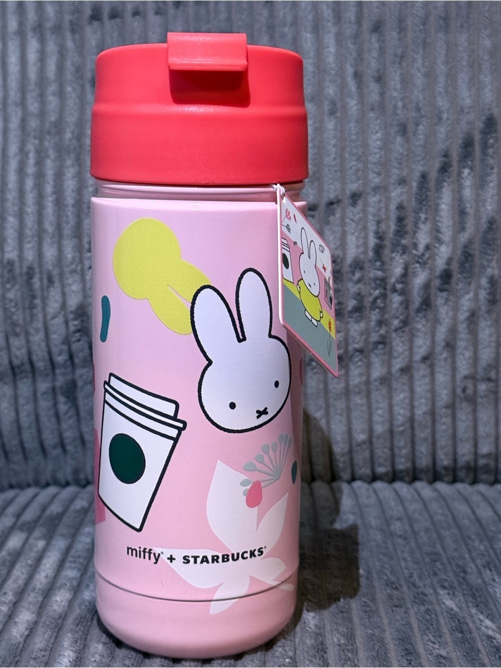 NWT Starbucks x Miffy 18oz Stainless Steel Thermal Tumbler with Flip Top Lid
